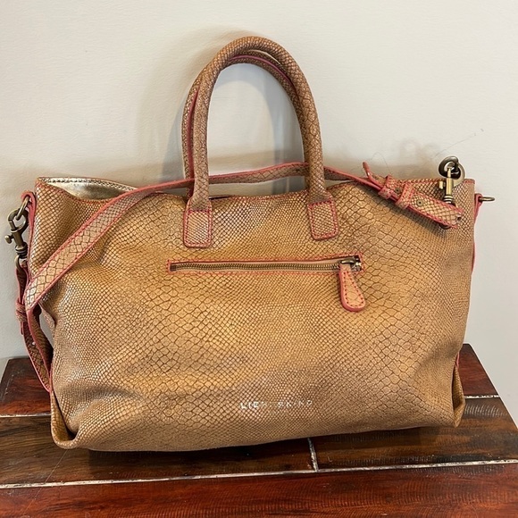 ⭐️ LIEBESKIND Handbag Purse Leather Gold Interior - Picture 1 of 14